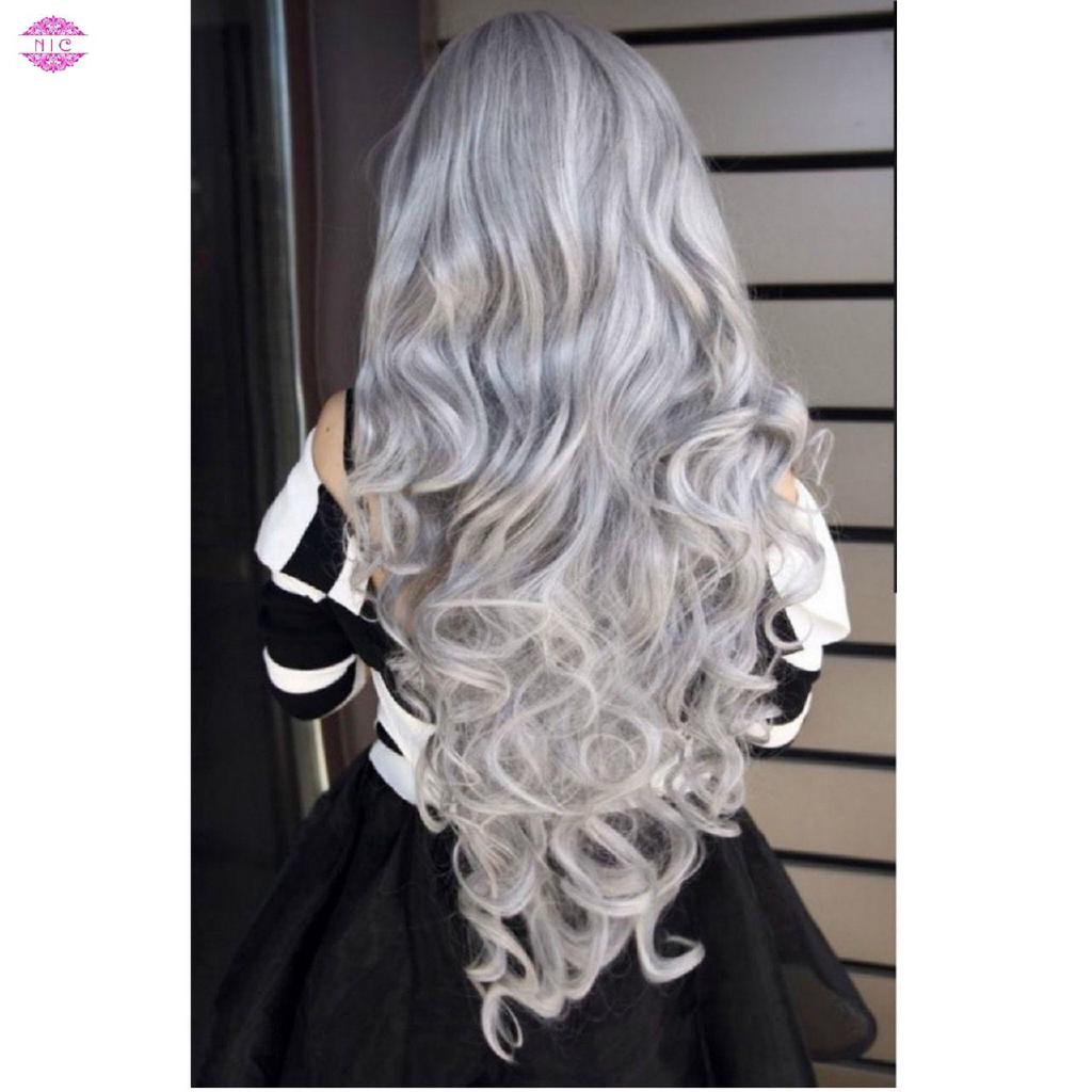 NIC Krim Cat  Rambut  Permanen Super Non Toksik Warna Silver  