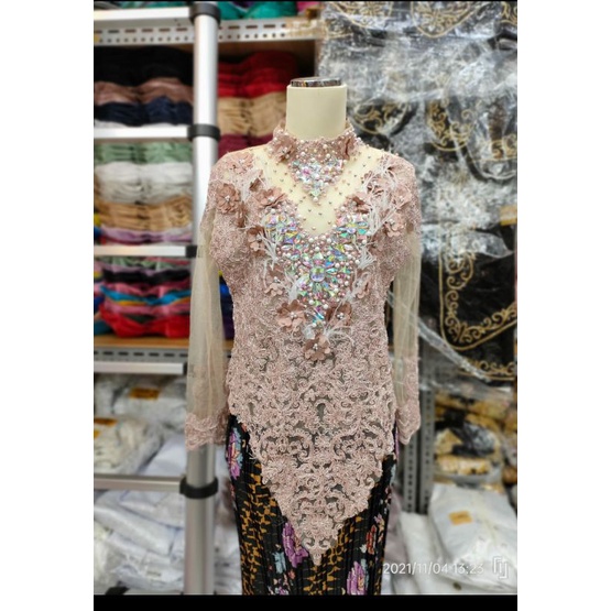 ATASAN KEBAYA TRIDI//ATASAN FULL PAYET MEWAH MODERN//KEBAYA