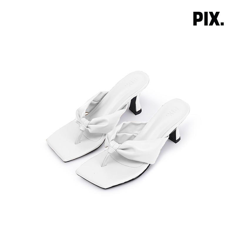 

Pixfootwear x Nasariastri White Daisy Sandal Heel Shoes Limited Edition