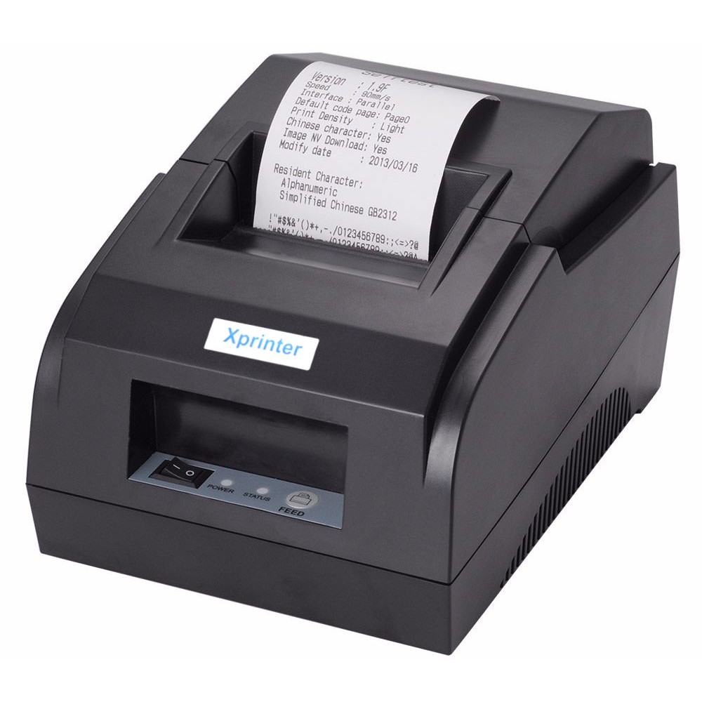 AKN88 - XPRINTER XP58IIL Mini Thermal Printer with Bluetooth and USB Port