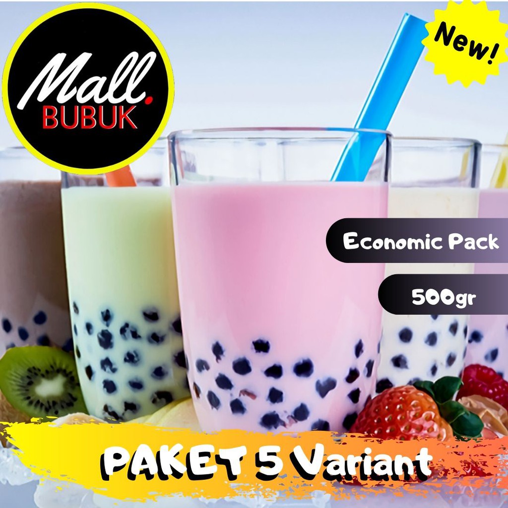 

500GRAM - Bubuk Minuman Paket 5 Variant @500Gram (Bebas Pilih Variant - 5 Variant) mb