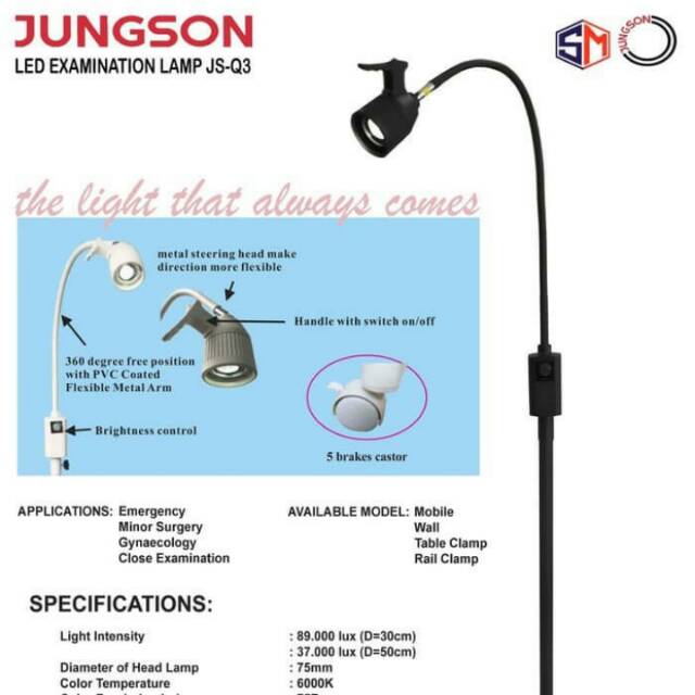 lampu Periksa Examination Lamp Mobile JUNGSON