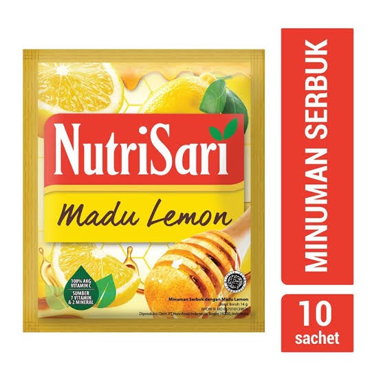 

Nutrisari Madu Lemon 1 Renceng 10x14gr