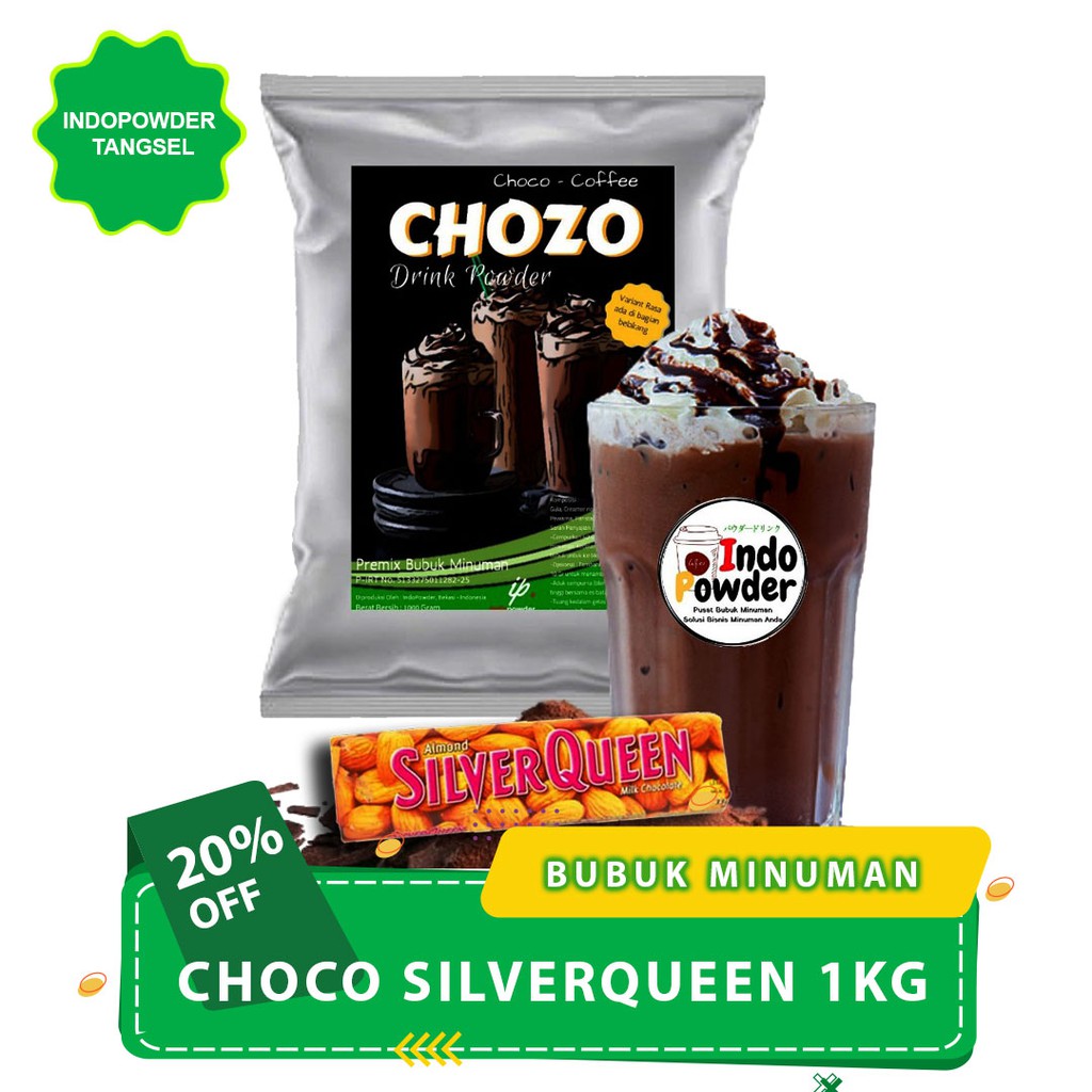 

Bubuk Minuman Rasa Choco Silverqueen 1Kg / Bubuk Powder Minuman Kekinian
