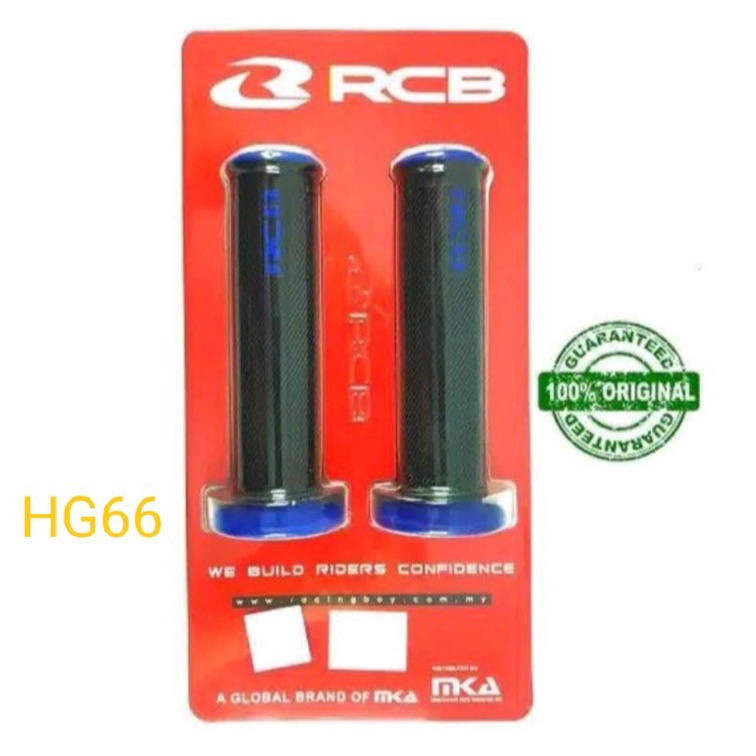 HAND HANDLE GRIP FAT HANDGRIP HANDFAT HANFAT MOTOR RCB HG66/55 BLACK ASLI