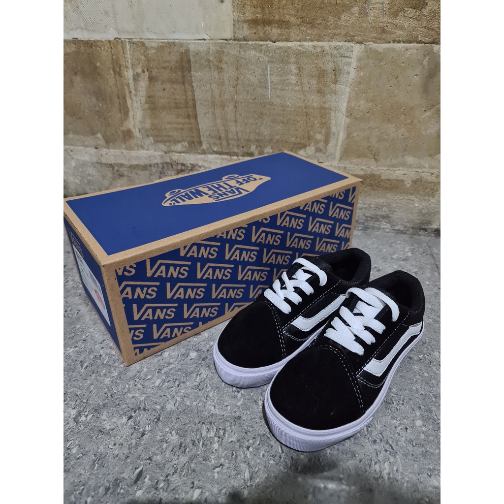 (BONUS KAOS KAKI) SEPATU VANS OLD SKOOL ANAK MODEL TALI/ SEPATU VANS BALITA / VANS ANAK SIZE 26-30