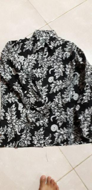 Batik Pria Lengan Panjang Batik Anak Hrb026 Motif Keratonan Kode 002 Size M L Xl Xxl Reguler Seller