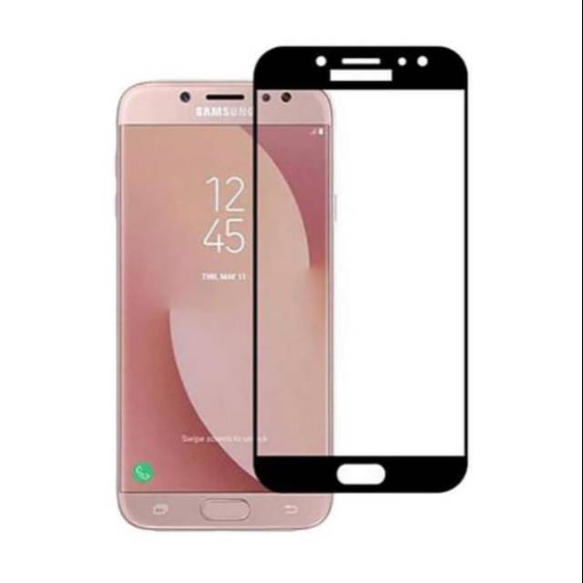 Tempered Glass Samsung J7 Pro J730 J730Y Full Lem 9D - SC