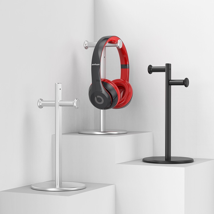Stand Headphone Gaming Premium JSR-2  Untuk Gantungan Dua Headphone Sony Sennheiser Razer Beats