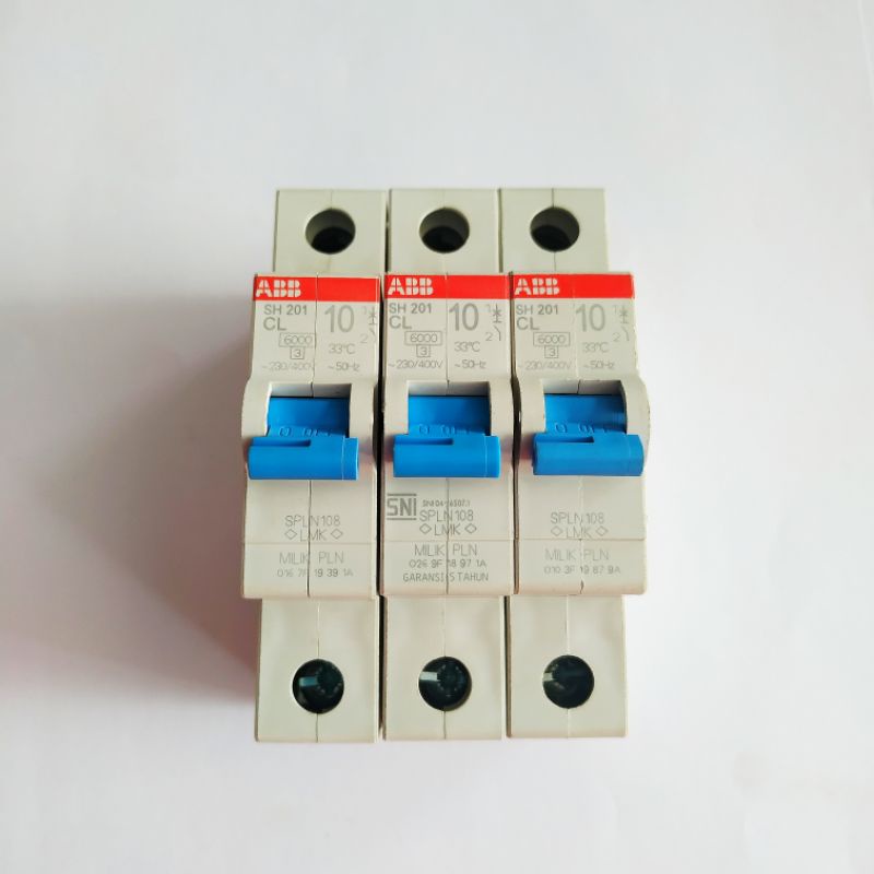 MCB 10A ABB DIJAMIN ORIGINAL PLN