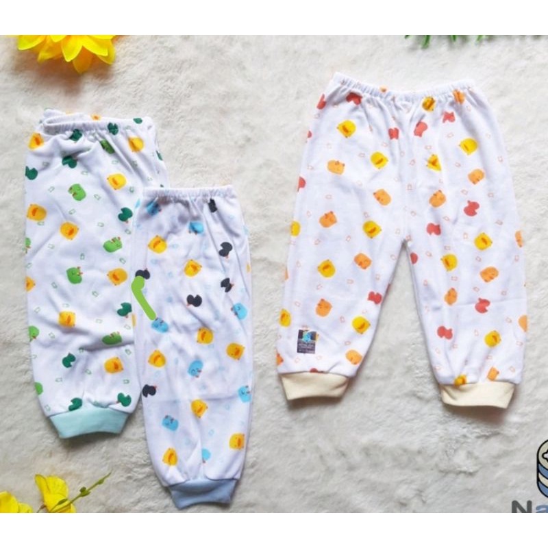 [B-005b] [3 pcs] CELANA PANJANG &amp; Pendek BAYI NEWBORN SHANKUSEN BUKA KAKI