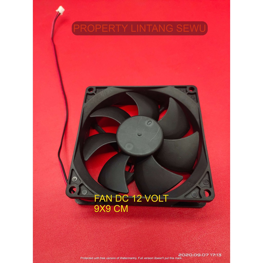 FAN KIPAS DC 12V 9X9CM fan kipas dc 12 v 9 x 9cm