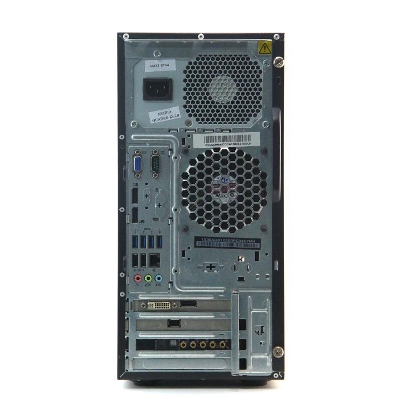 PC 1 SET TERMURAH | LENOVO THINKSTATION P300 WORKSTATION WITH THINKSVISION T2452P [INTEL XEON E3-1281 / 16GB DDR3 / HDD 1TB / VGA QUADRO K600 / WINDOWS 10 ORIGINAL / FREE MOUSE &amp; KEYBOARD / MONTOR 24&quot; FHD] - TEKNO KITA