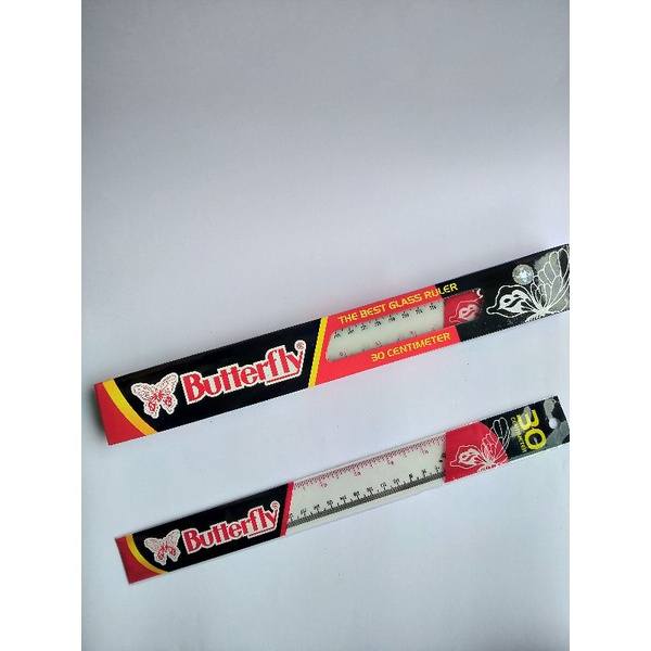 

[ECERAN] penggaris 30cm butterfly