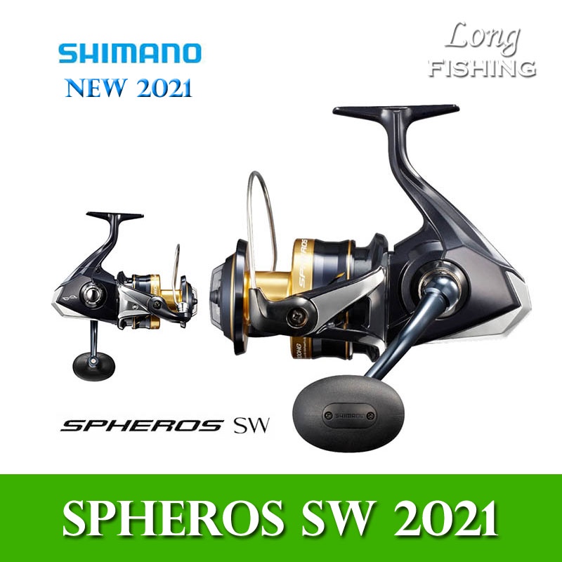 Reel Shimano Power Handle SPHEROS SW 2021 3000HG 3000XG 4000HG 4000XG 5000HG 5000XG 8000HG Reel SW