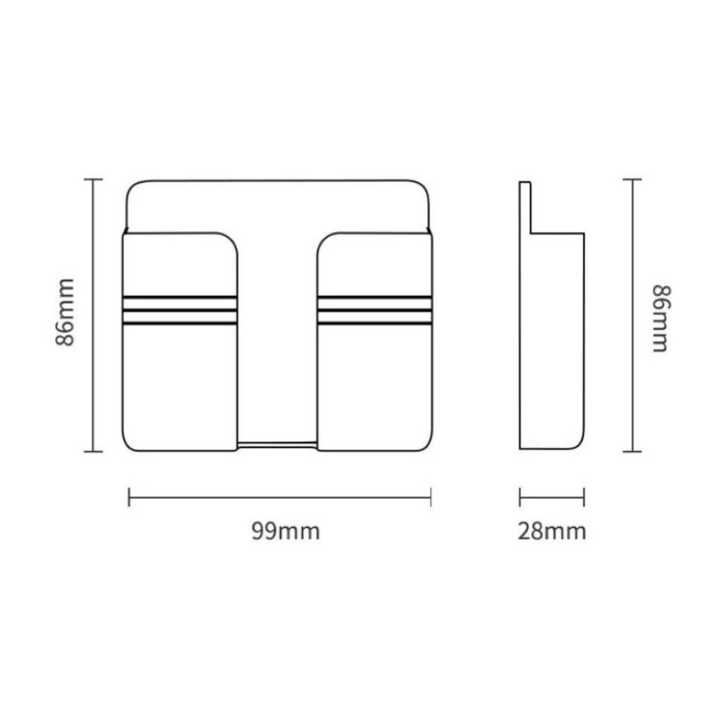 JM Rak Gantung HP Charger Remote Tempel Tembok / Cell Phone Hanger Tempel
