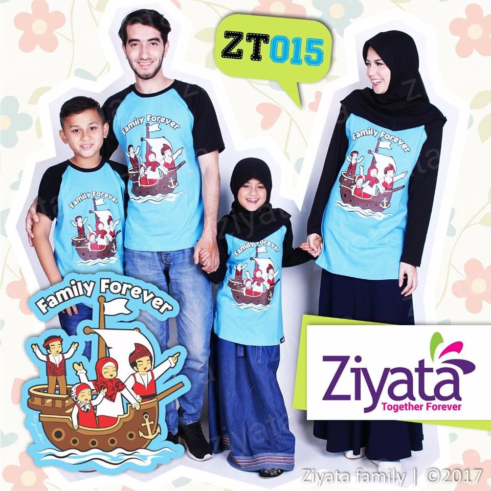 ZIYATA ZT15 Kaos  Couple  Keluarga  Muslim  BajuCouple 