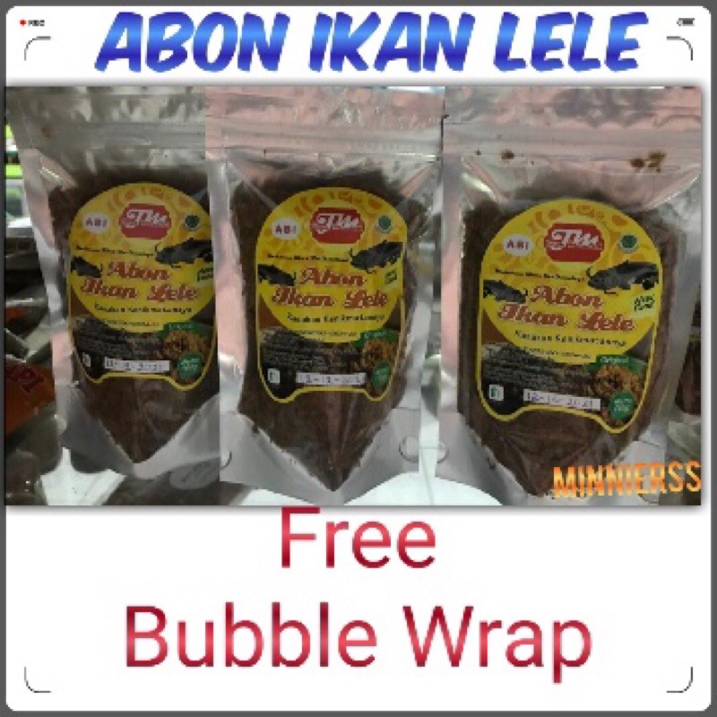 

Abon Ikan Lele FREE BUBBLEWRAP