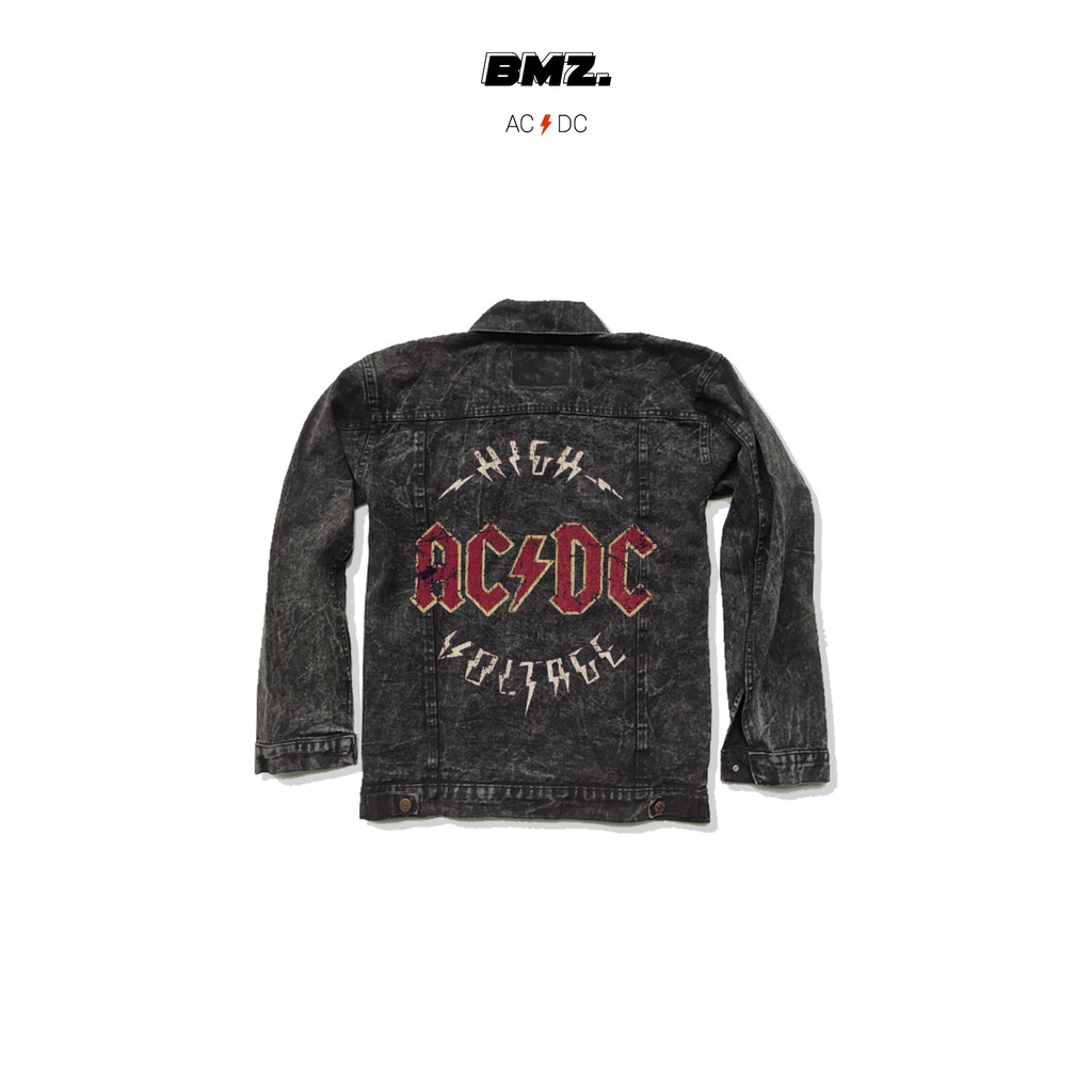 Jaket Lukis Denim ACDC - Bamrunoz