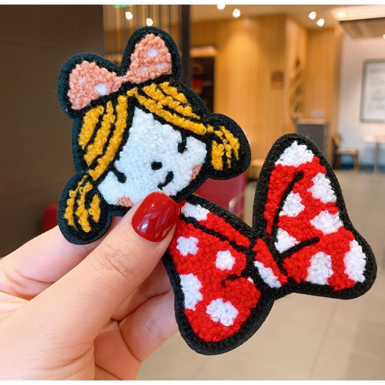 (pimenova) jepit rambut bunga rajut jepit rambut korea jepit rambut jepit rambut anak