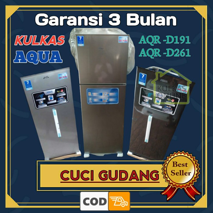 KULKAS 1 PINTU AQUA BARU CUCI GUDANG GRADE A1 MULUS KULKAS RUMAHAN NYES