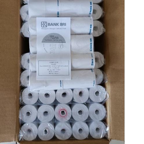 

SHOPEE 7.7 KERTAS THERMAL STRUK EDC BRI 58x33 AGEN BRILINK/LOGO BRI [KODE 04]