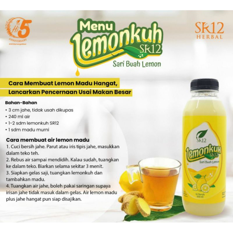 

Sari lemon lemonkuh SR12 minuman bervitamin C