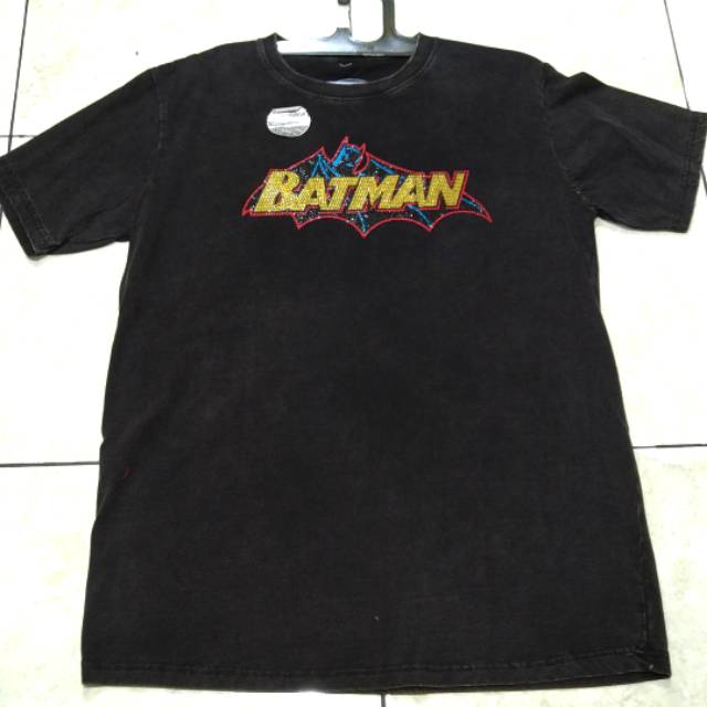 Kaos batman font sablon caviar