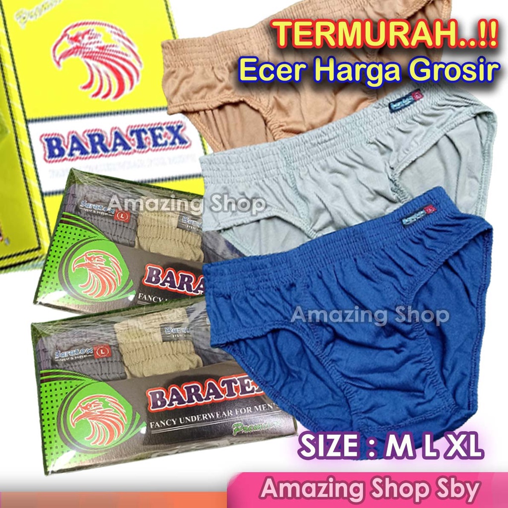 CD Celana Dalam Pria Dewasa Baratex Premiere Size M L XL Berkualitas Murah Amazing Shop