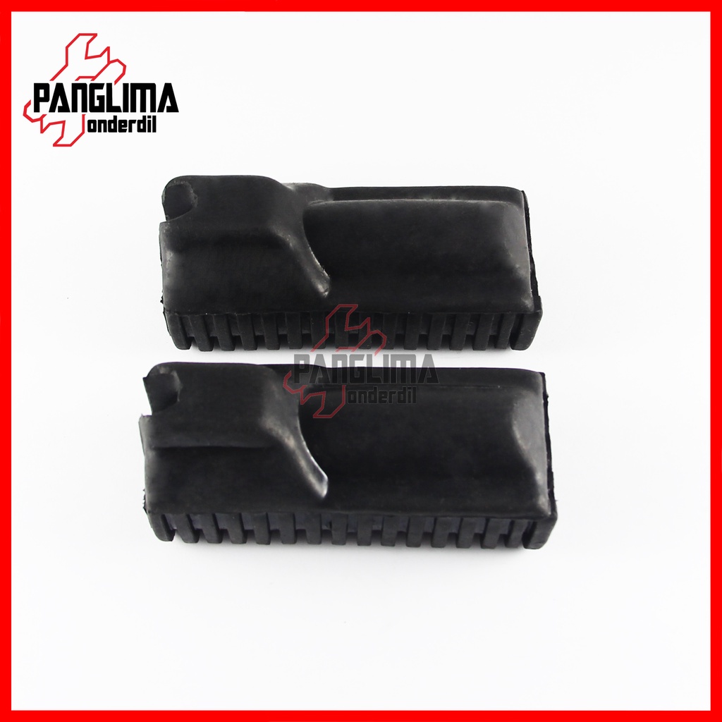 Karet Barstep Depan Jupiter Lama-MX-Z &amp; Vega Old-R-R New-ZR &amp; Force 1-F1ZR-F1 ZR &amp; RX King Footstep-Foot-Kaki-Bar Step Injekan 1 Set-2 Pcs