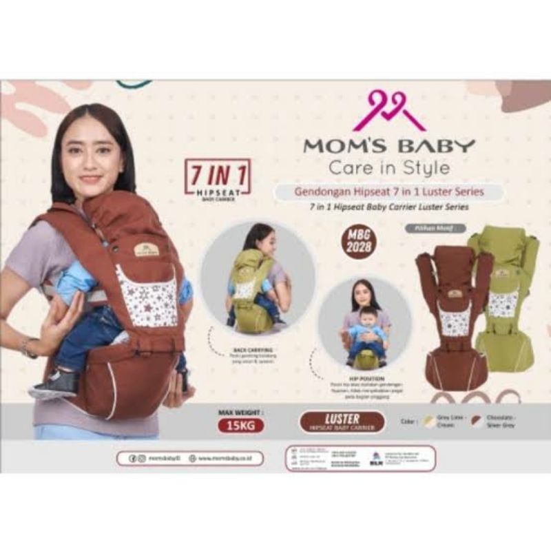 jd/MBG2026 , MBG2027 ,MBG2028 GENDONGAN HIPSEAT MOMBABY