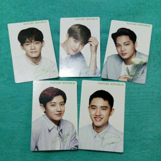 Exo Photocard Nature Republic