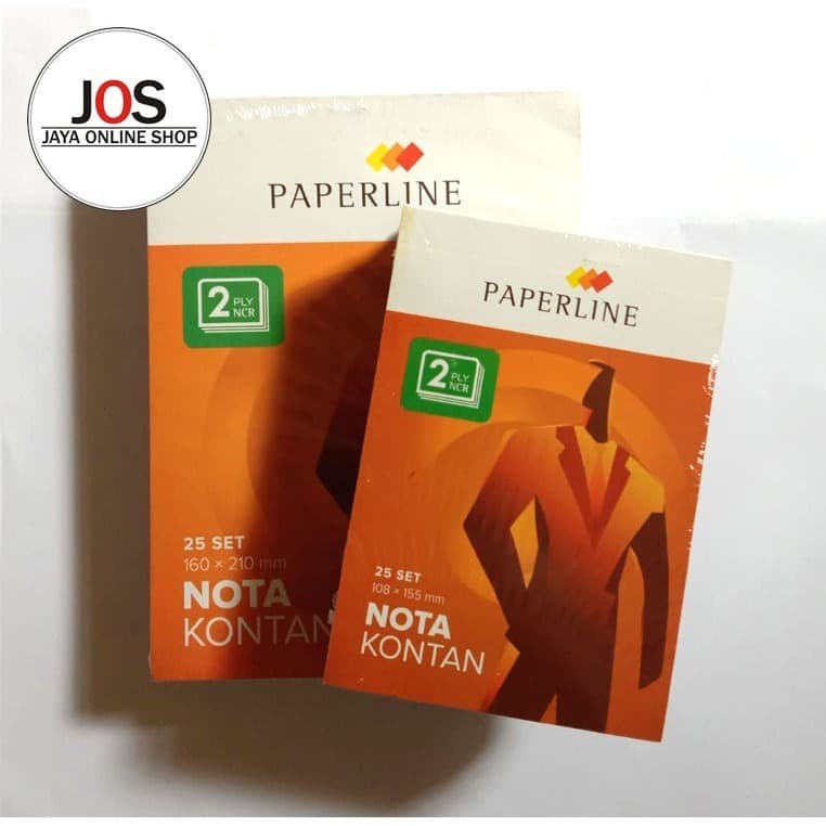 

Nota Kontan Kecil 108 x 155 Paperline 2 Ply NCR (1 pak isi 10 pcs)