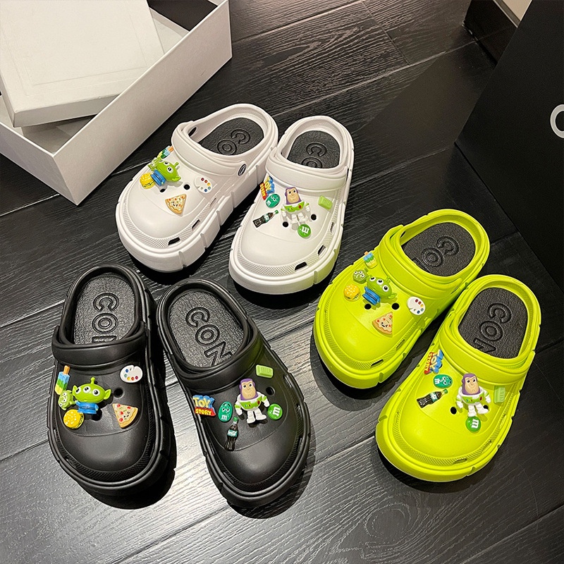 LUMMYSHOP SANDALS CROCS SQUARE MONSTER INC X T STORY