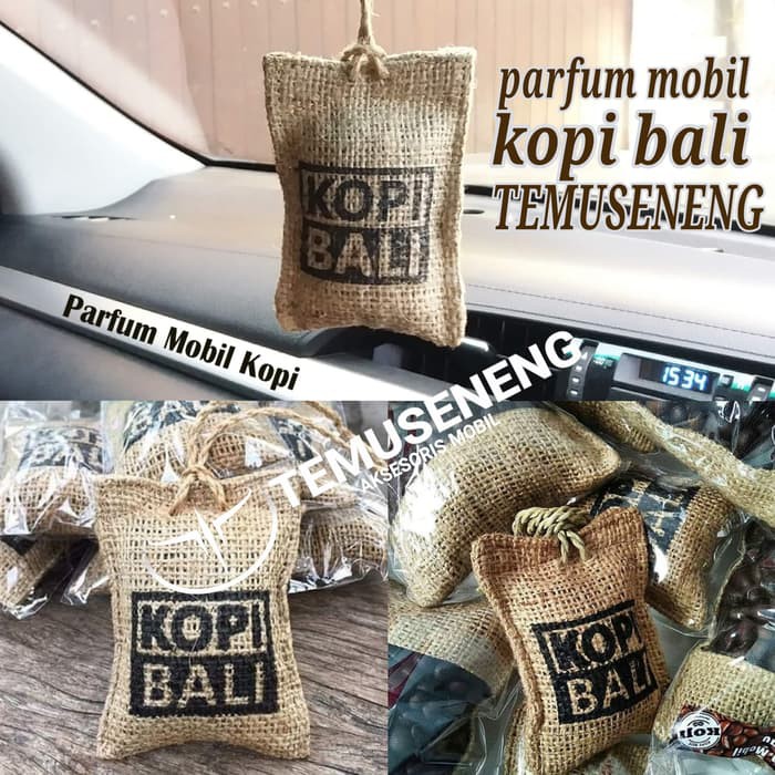 Parfum Mobil Kopi Bali Gantung Biji Kopi Asli Pewangi Ruangan Coffee