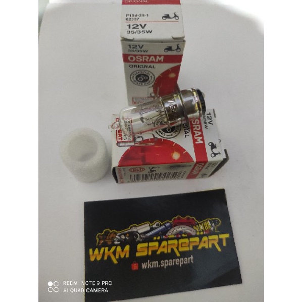 Dop Lampu Motor Depan Halogen Osram Bohlam Lampu Karisma Revo Jupiter Vega dll