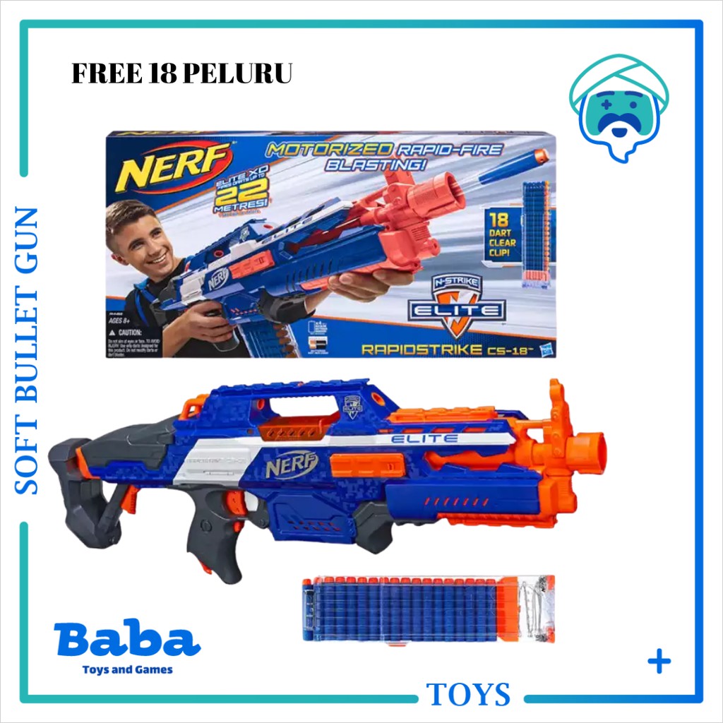 NERF GUN N-STRIKE ELITE RAPIDSTRIKE CS 