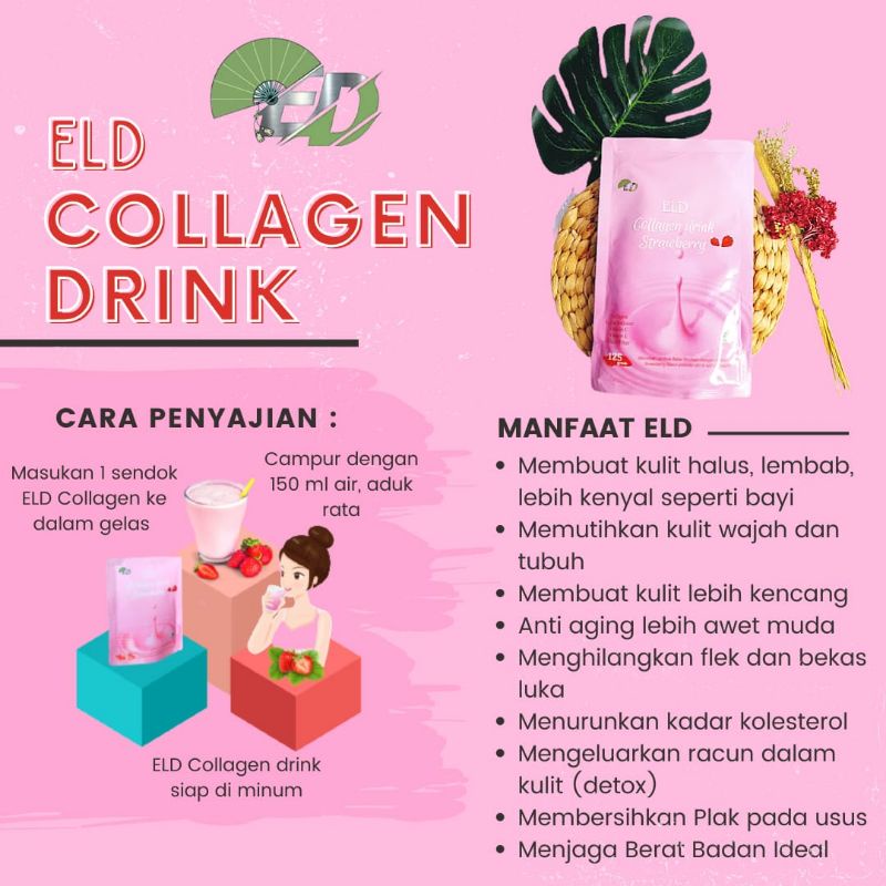 

MINUMAN ELD COLLAGEN PEMUTIH BADAN ,, BISA BUAT PELANGSING DAN PENGGEMUK BADAN