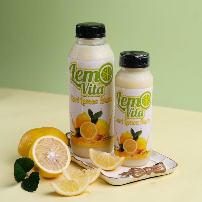 

LEMOVITA PAKET 1 LITER (2x500ml/4x250ml) SARI LEMON LEMOVITA LEMON JUICE BPOM