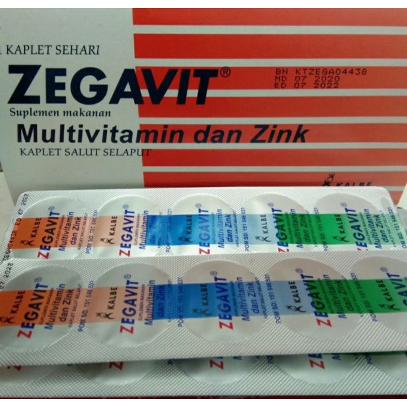 Zegavit Multivitamin dan Zinc