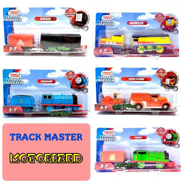 Thomas and Friends MOTORIZED TRACK MASTER Edward Rebecca Flynn Percy Diesel