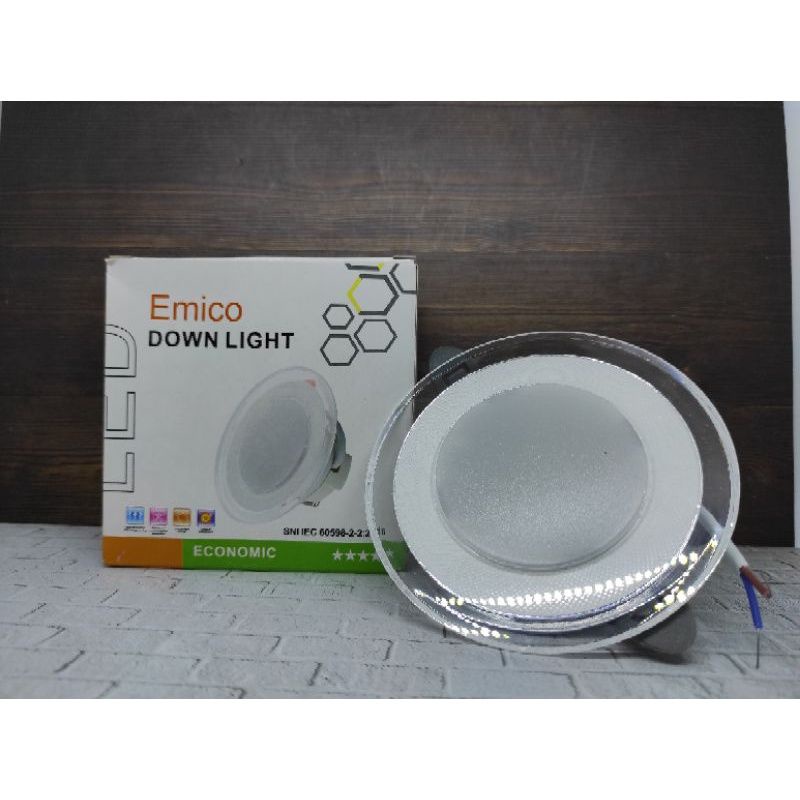 Downlight 3 warna 6w Emico