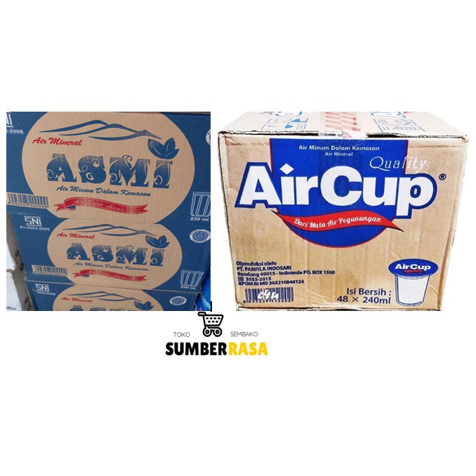 Air Mineral Gelas Asmi Cup Air Cup 240 Ml 1 Dus Isi 48 Shopee Indonesia