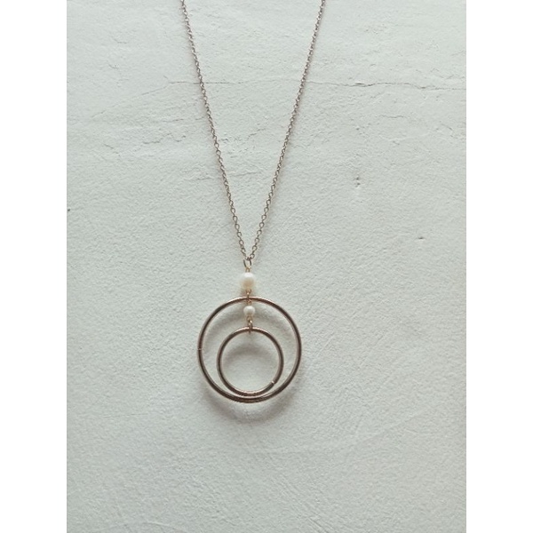 kalung fashion/ aksesoris wanita/ kalung hijab etnik motif tali rantai