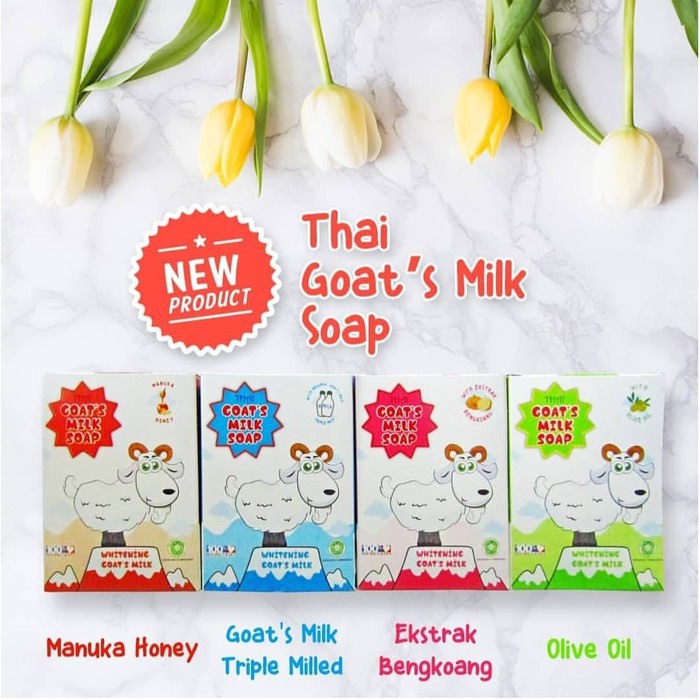 KINDSTORE❤ | Thai Goats Milk Soap 100gr | Sabun Pemutih BPOM ORIGINAL