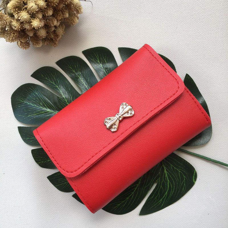 VINDERU DP-02 DOMPET LIPAT WANITA / CEWEK ANGELA-MERAH