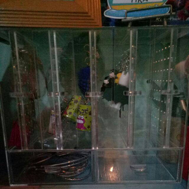 Acrylic Tempat Anting 5laci + Laci , Akrilik Jawerly Organizer 5slot