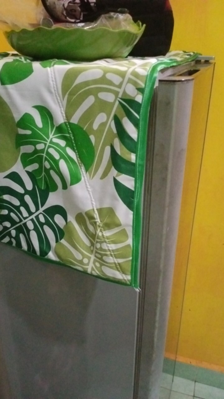 Kain Sprei Meteran Daun Monstera Leaf Colour Thalia Esra