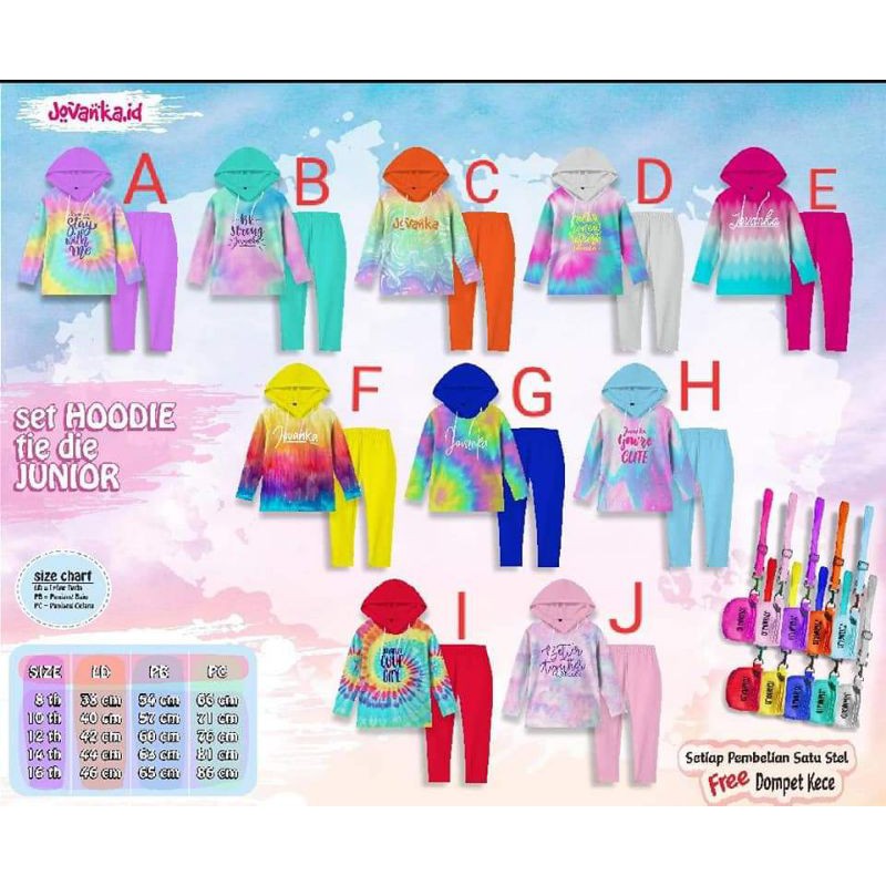 Setelan JOVANKA HODIE TIE DYE