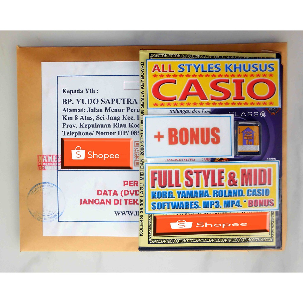 STYLE KEYBOARD CASIO VERSI PANGGUNG HAJATAN PLUS MEMORY UNTUK SEMUA SERI CASIO
